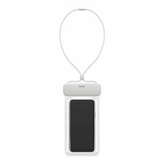 Влагозащитный чехол BASEUS Let's Go Slip Cover для смартфонов с диагональю до 7.2 дюйма - White