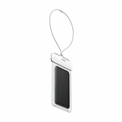 Влагозащитный чехол BASEUS Let's Go Slip Cover для смартфонов с диагональю до 7.2 дюйма - White