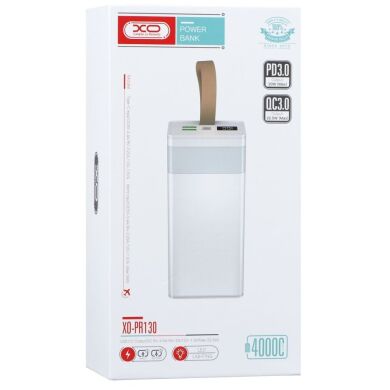 Внешний аккумулятор XO PR130 22.5W (40000mAh) - White