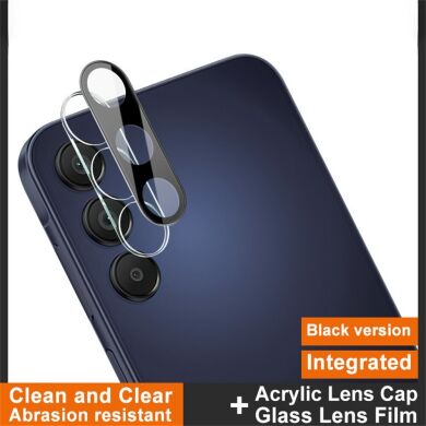 Защитное стекло на камеру IMAK Black Glass Lens для Samsung Galaxy A16 (A165) - Black