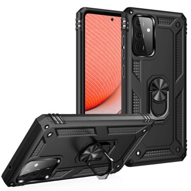 Защитный чехол Deexe Armor Case для Samsung Galaxy A72 (А725) - Black