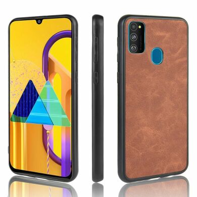 Захисний чохол Deexe Elegant Style для Samsung Galaxy M30s (M307) / Galaxy M21 (M215) - Brown