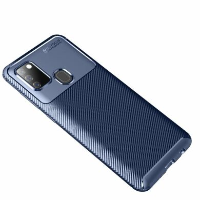 Защитный чехол Deexe Fusion для Samsung Galaxy A21s (A217) - Blue