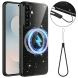 Захисний чохол Deexe Glitter Case with MagSafe для Samsung Galaxy S25 FE (S731) - Black