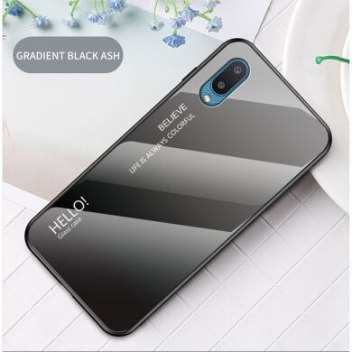 Захисний чохол Deexe Gradient Color для Samsung Galaxy A02 (A022) - Black / Grey