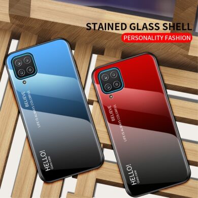 Защитный чехол Deexe Gradient Color для Samsung Galaxy A12 (A125) / A12 Nacho (A127) - Pink / Blue