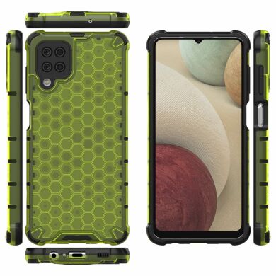 Захисний чохол Deexe Honeycomb Series для Samsung Galaxy A12 (A125) / A12 Nacho (A127) - Green