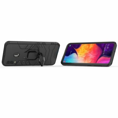 Захисний чохол Deexe Hybrid Case для Samsung Galaxy A30 (A305) / A20 (A205) - Black