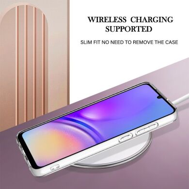 Защитный чехол Deexe Marble Style для Samsung Galaxy A05 (A055) - White