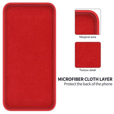 Защитный чехол Deexe Silicone Case для Samsung Galaxy M35 (M356) - Red