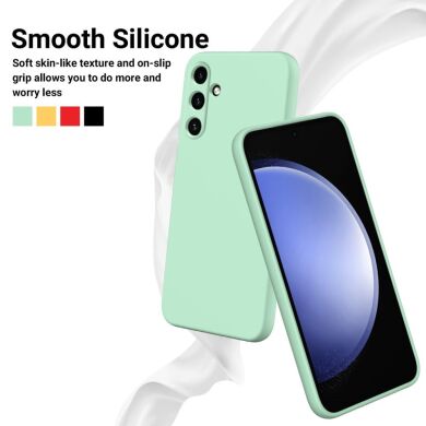 Захисний чохол Deexe Silicone Case для Samsung Galaxy M35 (M356) - Green