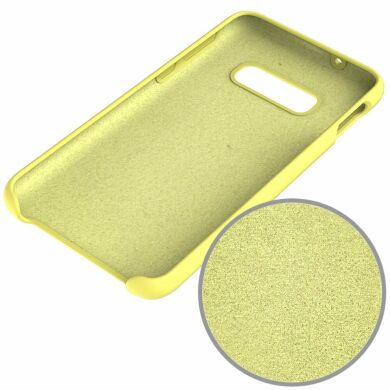 Защитный чехол Deexe Silicone Case для Samsung Galaxy S10e (G970) - Yellow