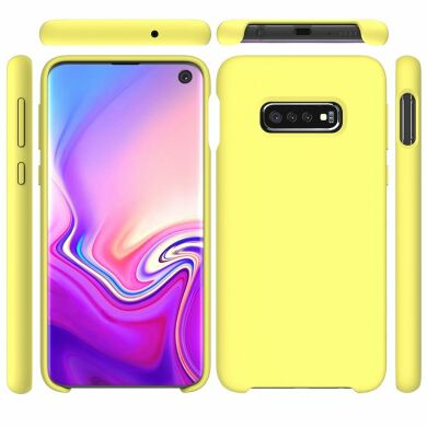 Захисний чохол Deexe Silicone Case для Samsung Galaxy S10e (G970) - Yellow