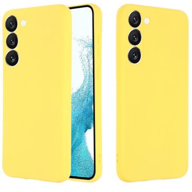 Защитный чехол Deexe Silicone Case для Samsung Galaxy S23 Plus - Yellow