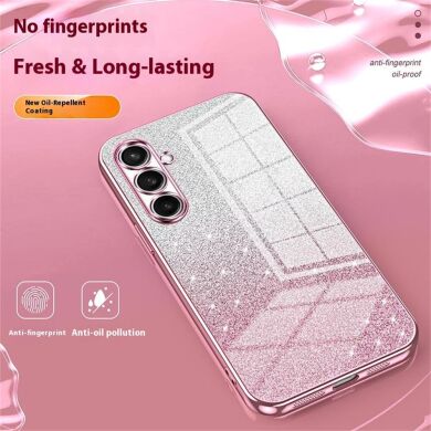 Защитный чехол Deexe Sparkles Cover для Samsung Galaxy A37 (A376) - Pink