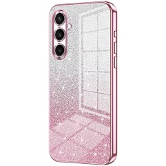 Защитный чехол Deexe Sparkles Cover для Samsung Galaxy A37 (A376) - Pink