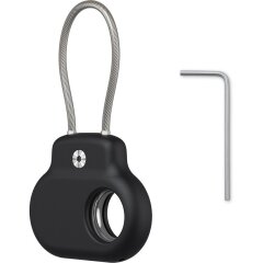 Защитный чехол Deexe Steel Loop для Samsung Galaxy SmartTag 2 - Black