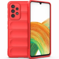Защитный чехол Deexe Terra Case для Samsung Galaxy A33 (A336) - Red
