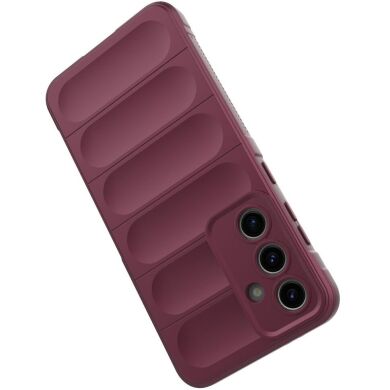 Защитный чехол Deexe Terra Case для Samsung Galaxy S24 FE (S721) - Wine Red