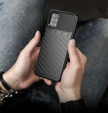 Захисний чохол Deexe Thunder Series для Samsung Galaxy M31s (M317) - Blue