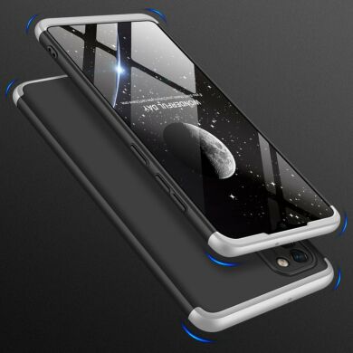 Защитный чехол GKK Double Dip Case для Samsung Galaxy A31 (A315) - Black / Silver