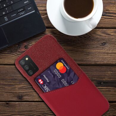 Защитный чехол KSQ Business Pocket для Samsung Galaxy A02s (A025) - Red