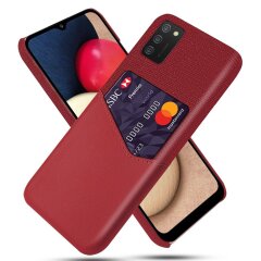 Защитный чехол KSQ Business Pocket для Samsung Galaxy A02s (A025) - Red