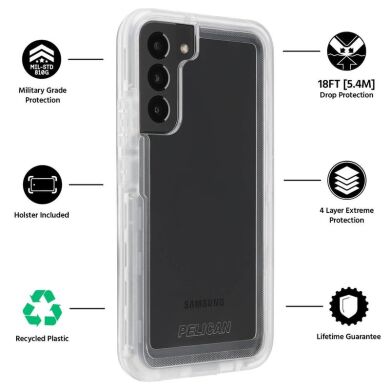 Защитный чехол Pelican Voyager для Samsung Galaxy S22 (S901) PP048124 - Clear