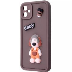Защитный чехол Pretty Things Case для Samsung Galaxy A06 (A065) - Brown / Baby