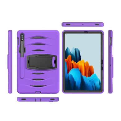 Захисний чохол UniCase Bravo Series для Samsung Galaxy Tab S7 (T870/875) / S8 (T700/706) - Purple