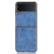Защитный чехол UniCase Leather Series (FF) для Samsung Galaxy Flip 3 - Blue. Фото 2 из 5