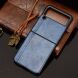 Защитный чехол UniCase Leather Series (FF) для Samsung Galaxy Flip 3 - Blue. Фото 4 из 5