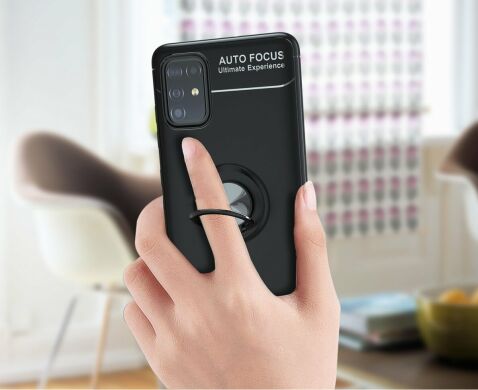 Захисний чохол UniCase Magnetic Ring для Samsung Galaxy A51 (А515) - Red