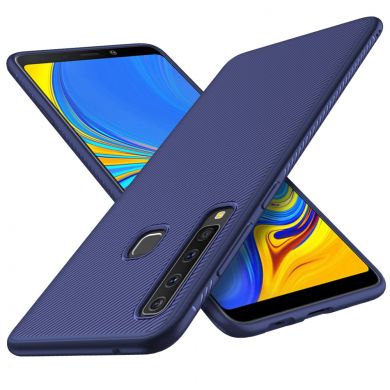 Защитный чехол UniCase Twill Soft для Samsung Galaxy A9 2018 (A920) - Dark Blue