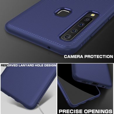 Защитный чехол UniCase Twill Soft для Samsung Galaxy A9 2018 (A920) - Dark Blue