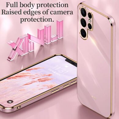 Защитный чехол XINLI Porcelain Design для Samsung Galaxy S26 Ultra (S948) - Cyan