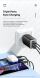 Сетевое зарядное устройство ESSAGER 67W GaN 2Type-C + USB (ECT67W-LJB01-Z) - Black. Фото 4 из 13