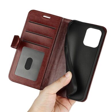 Чехол-книжка Deexe Wallet Style для Samsung Galaxy M33 (M336) - Brown