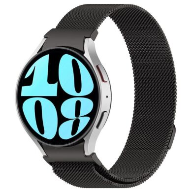 Ремінець Deexe Milanese QuickFit для Samsung Galaxy Watch 4 / 4 Classic / 5 / 5 Pro / 6 / 6 Classic - Black