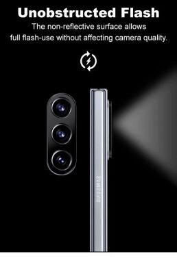 Защитная рамка IMAK Camera Styling для Samsung Galaxy Fold 5 - Black