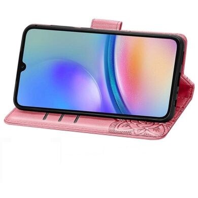 Чехол UniCase Butterfly Pattern для Samsung Galaxy A05s (A057) - Pink