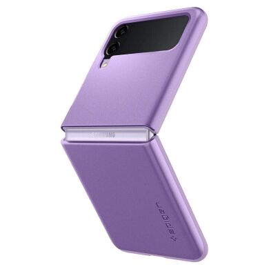 Защитный чехол Spigen (SGP) Thin Fit (FF) для Samsung Galaxy Flip 3 - Shiny Lavender