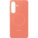 Оригінальний силіконовий чохол Silicone Magnet для Samsung Galaxy S26 Plus (S947) EF-ES947COEGWW - Coralred