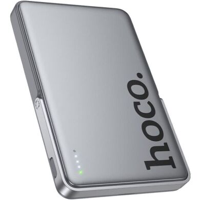 Внешний аккумулятор Hoco Q36 Magnetic 20W (5000mAh) - Metal grey