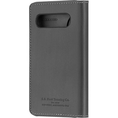 Защитный чехол Platinum Leather Wallet для Samsung Galaxy S10 (G973) - Black