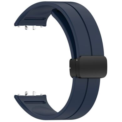 Ремешок Deexe Magnetic Braselet для Samsung Galaxy Fit 3 - Midnight Blue
