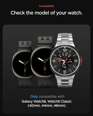 Ремінець Spigen (SGP) Athlex Air для Samsung Galaxy Watch 8 (40/44mm) / 8 Classic (AMP10111) - Black