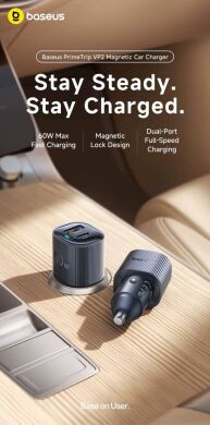 Автомобільний зарядний пристрій Baseus PrimeTrip VP2 60W (2Type-C) C0207300 - Black