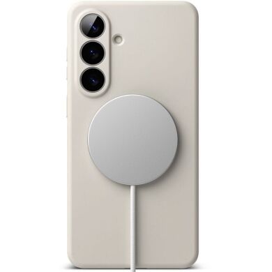 Захисний чохол Ringke Silicone Magnetic для Samsung Galaxy S26 Plus (S947) 8800328815278 - Stone