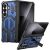 Защитный чехол Deexe Tank Stand для Samsung Galaxy Fold 8 Ultra / Fold 7 - Blue